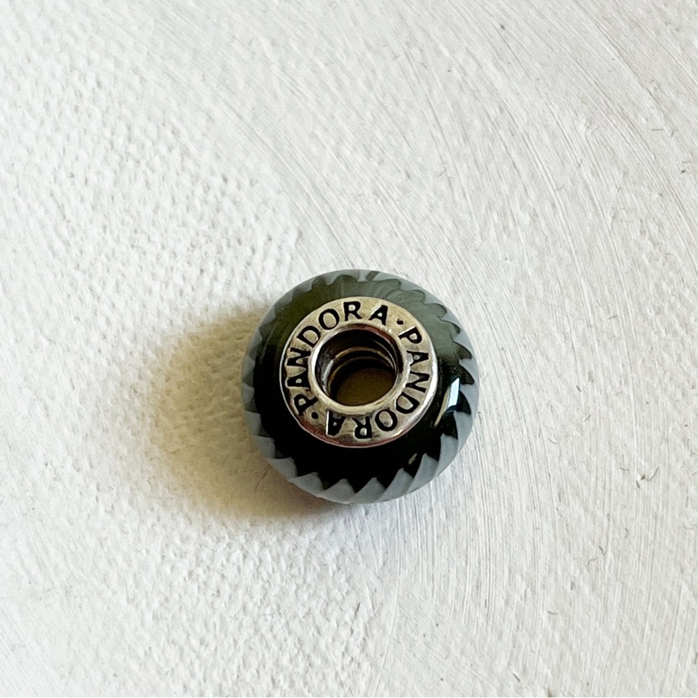 Pandora Sterling Silver and Murano Glass Charm